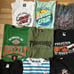 Retro Mall Brand Thrasher Santa Cruz Skate Bundle Lot of 12 T-Shirts Various
