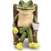 Miniature Frog Garden Statue - 2 Tall - Mini Outdoor Accessory