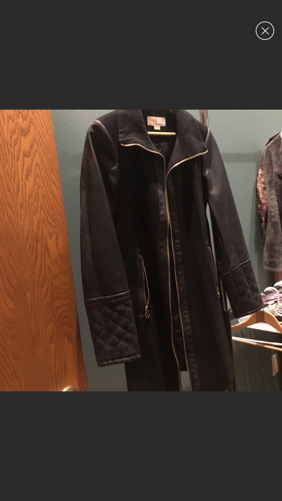 Cute Black Michael Kors Coat Size 6