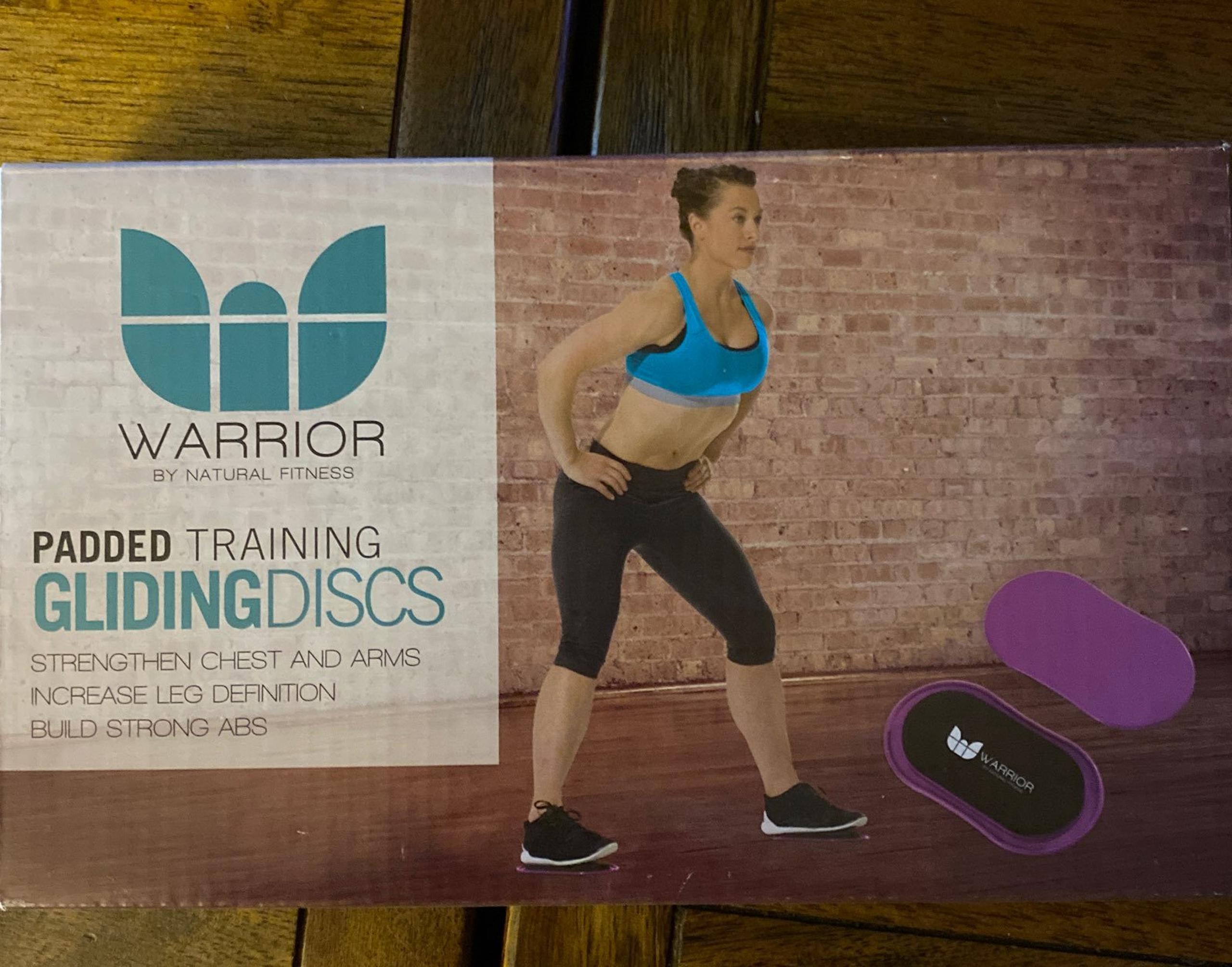 NIB Warrior Padded Gliding Discs