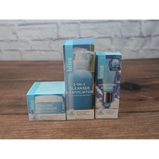 NEW Bliss Spa All Day Moisturizer 2 in 1 Cleanser & Exfoliator Hydrating Eye Gel