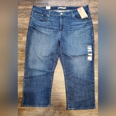 Levi's 311 SHAPING SKINNY CAPRI JEANS Plus Size 20w New