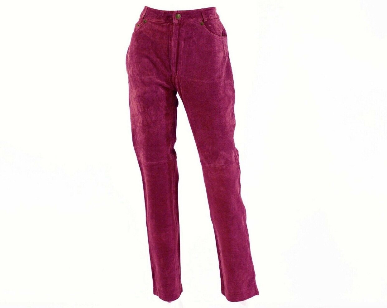 Chadwick’s Burgundy Genuine Leather Pants Size 6P