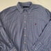 RALPH LAUREN OXFORD DRESS SHIRT MENS 3XB BLUE RED GINGHAM CHECK LONG SLEEVE
