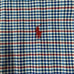 RALPH LAUREN OXFORD DRESS SHIRT MENS 3XB BLUE RED GINGHAM CHECK LONG SLEEVE