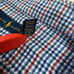 RALPH LAUREN OXFORD DRESS SHIRT MENS 3XB BLUE RED GINGHAM CHECK LONG SLEEVE