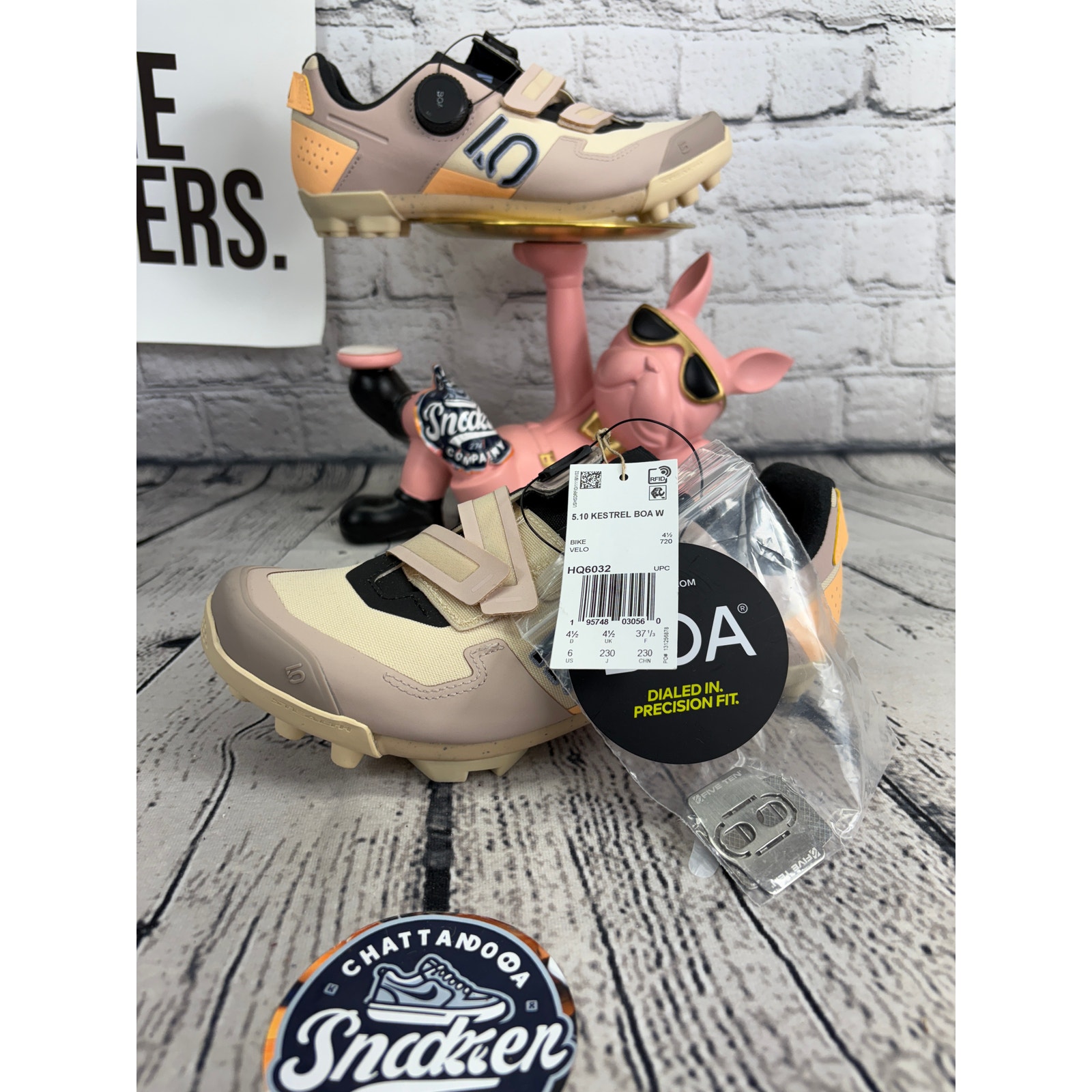 Adidas Five Ten 5.10 Kestrel BOA Mountain Biking Shoes Womens 6 Sand Beige NEW