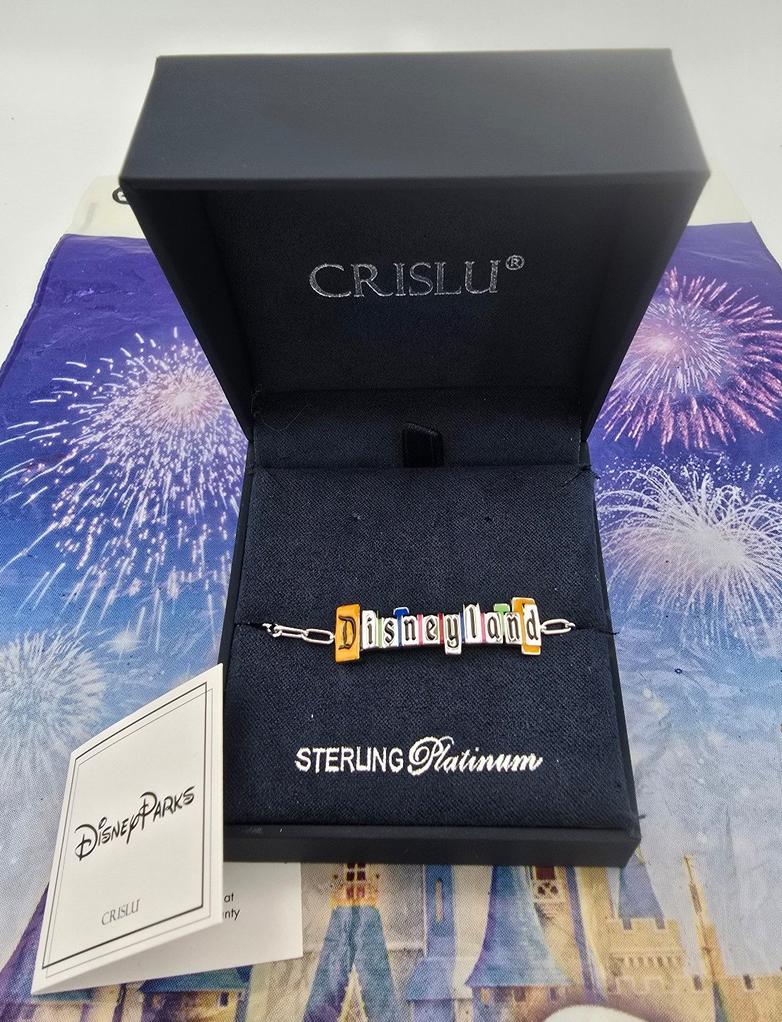 Crislu Disneyland Marquee Bracelet