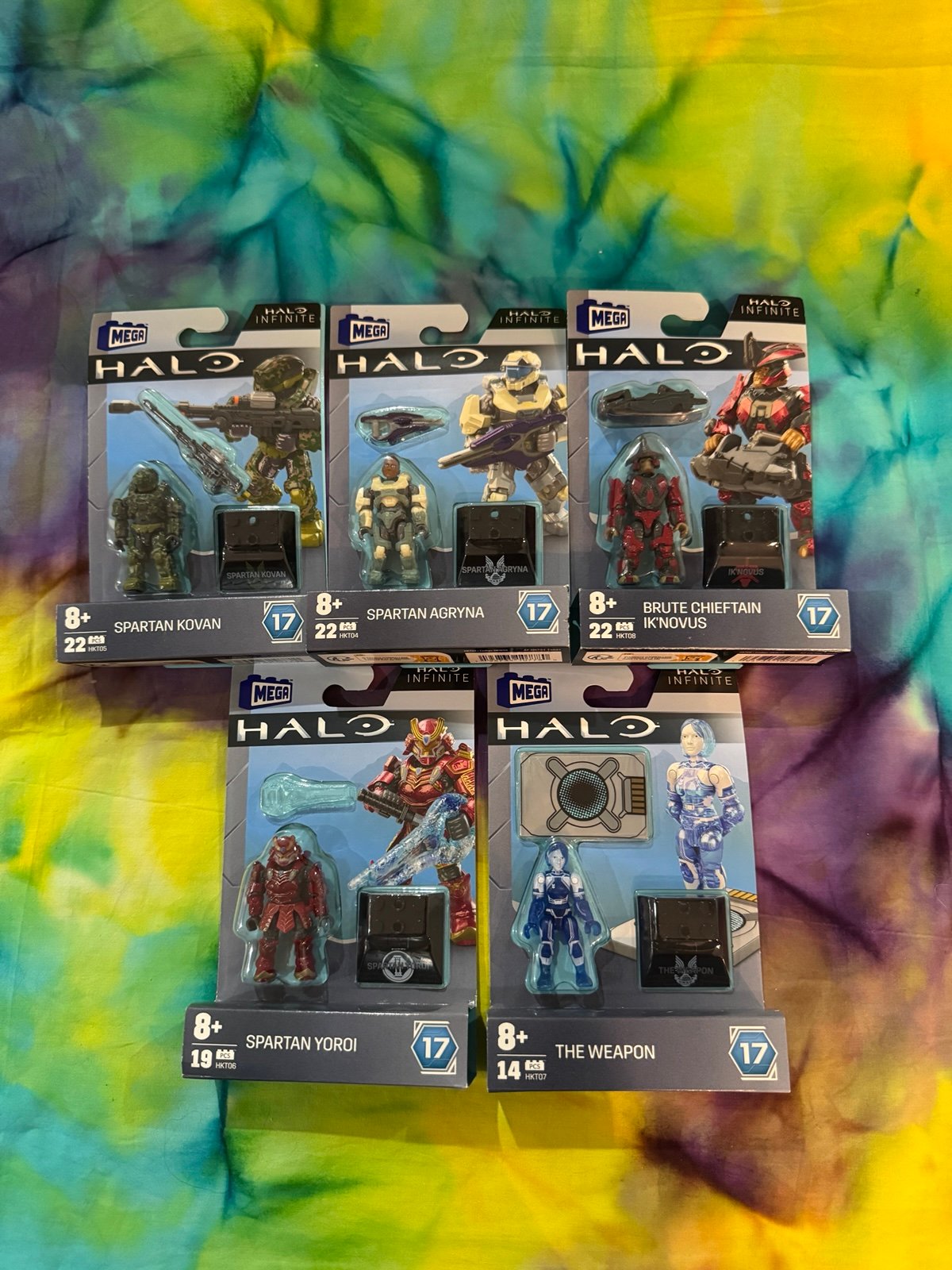 Mega Construx Halo Heroes Series 17 Full Set AUTHENTIC USA