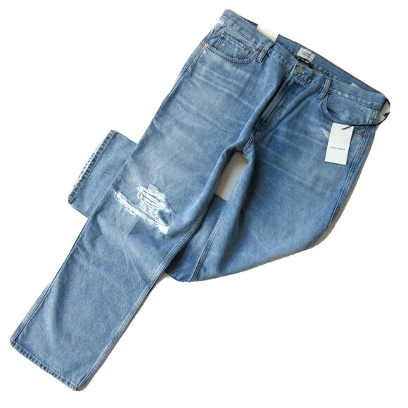 NWT Citizens of Humanity Daphne in Navarro High Rise Stovepipe Jeans 34 218