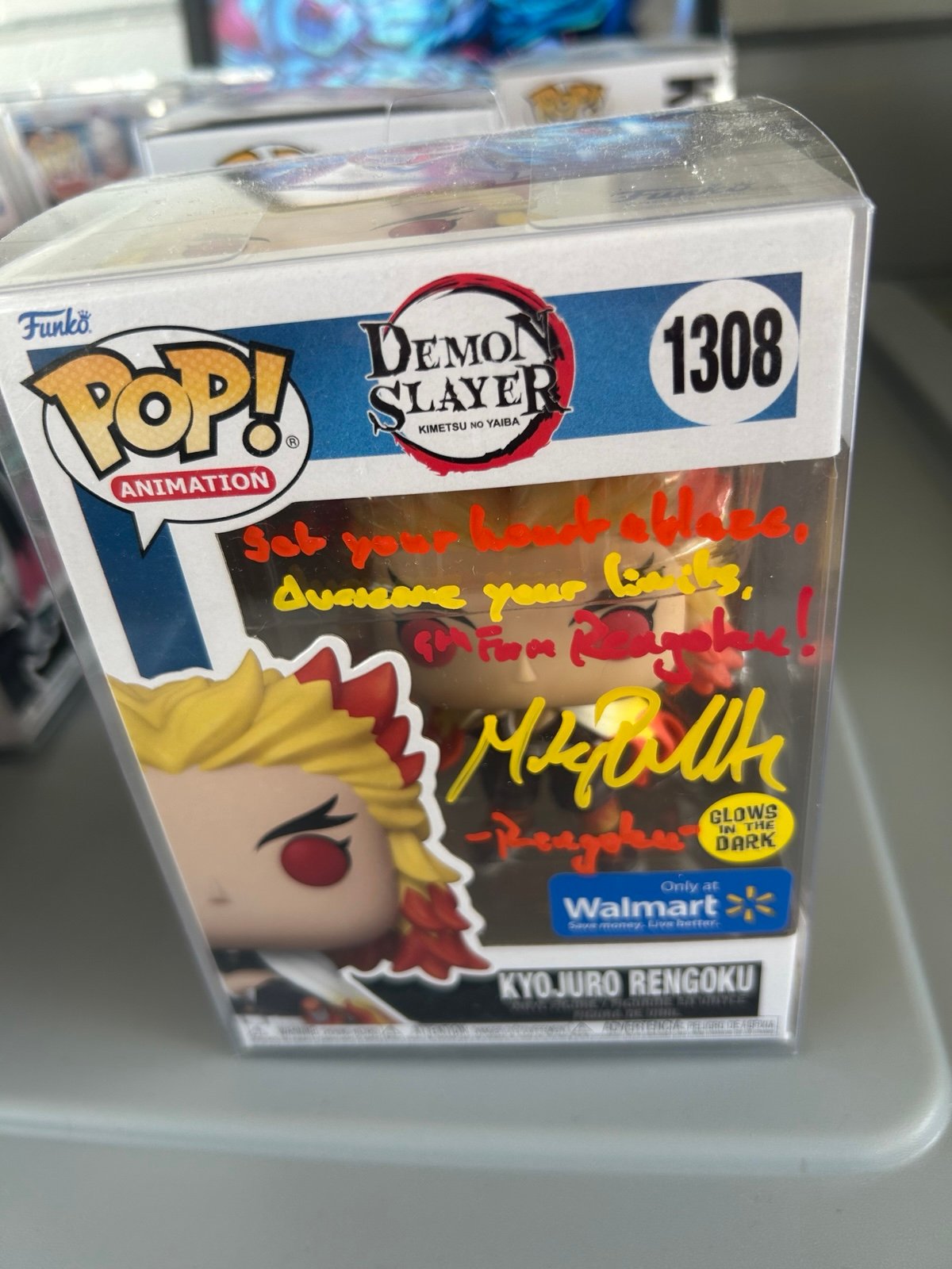 Rengoku Walmart GITD Signed