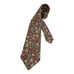 HERMÈS PARIS Red Flower & Bird Print Silk Tie Made In France 58 -3.5 EX COND