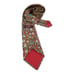 HERMÈS PARIS Red Flower & Bird Print Silk Tie Made In France 58 -3.5 EX COND