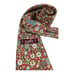 HERMÈS PARIS Red Flower & Bird Print Silk Tie Made In France 58 -3.5 EX COND