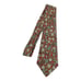 HERMÈS PARIS Red Flower & Bird Print Silk Tie Made In France 58 -3.5 EX COND
