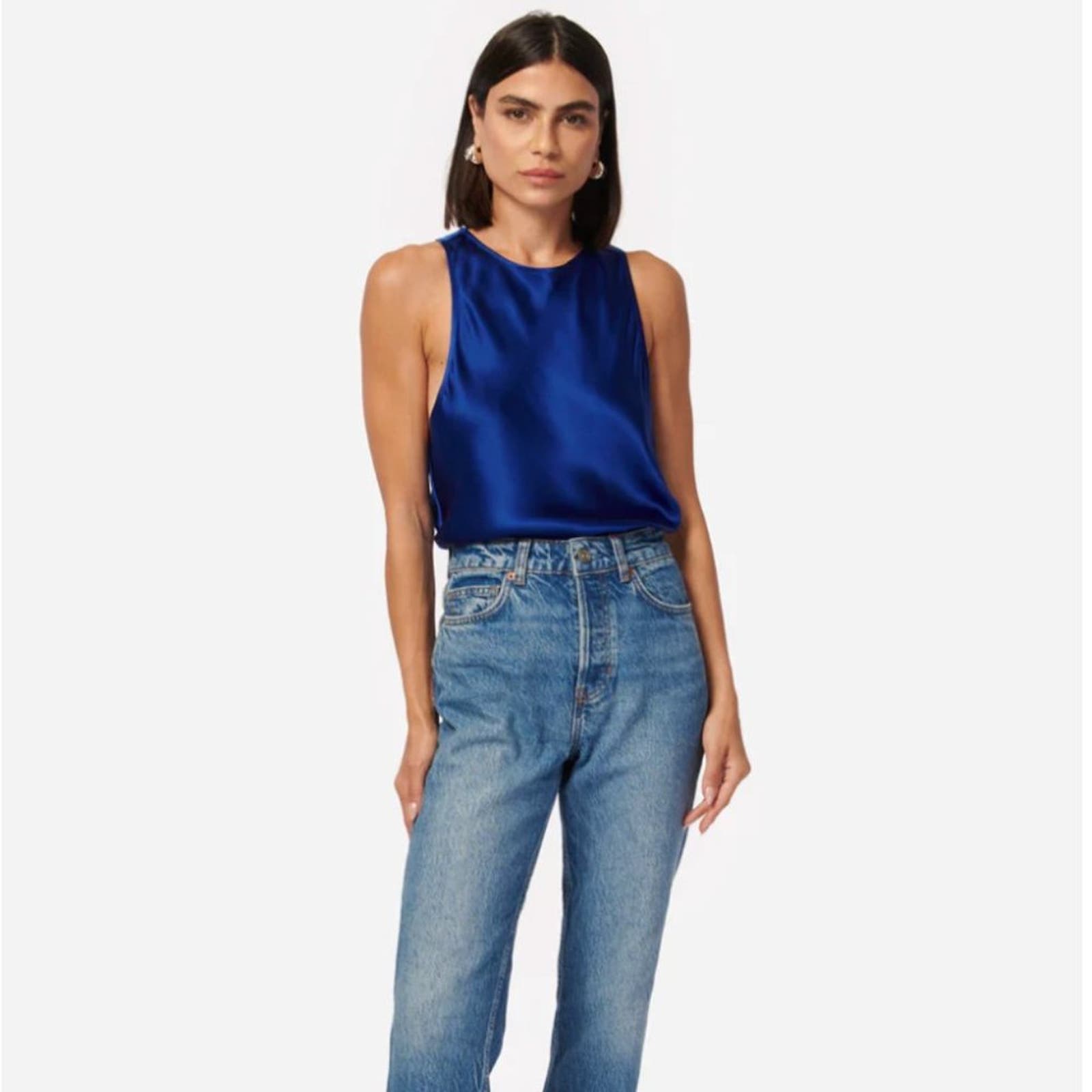 NWT Cami NYC Floriana Cami in Blue Lapis. Size Medium. 100% silk.