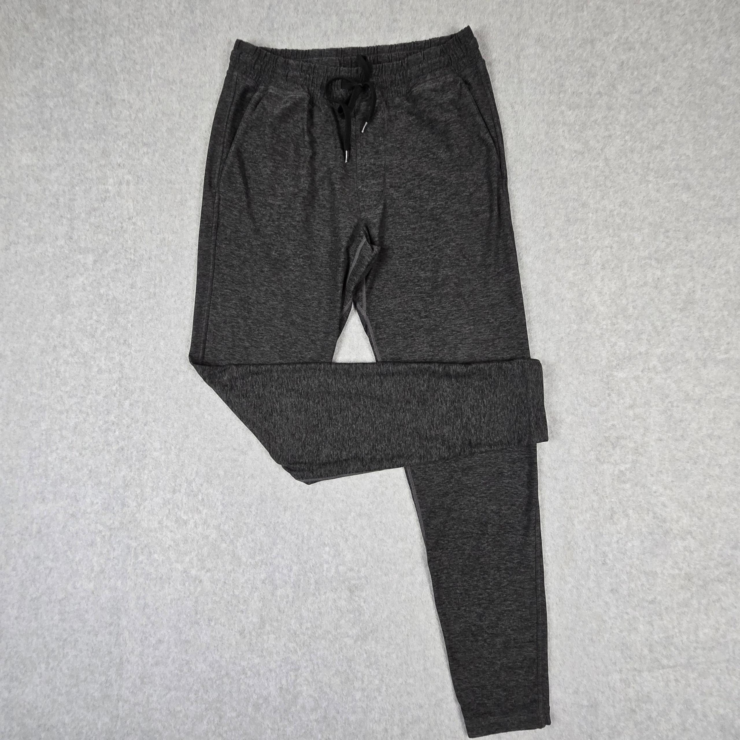 Outdoor Voices Knit Pants Women Size Small Dark Gray with Pockets and Drawstring