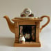 Vintage royal albert miniature old country rose fireplace teapot