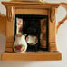 Vintage royal albert miniature old country rose fireplace teapot