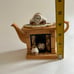 Vintage royal albert miniature old country rose fireplace teapot
