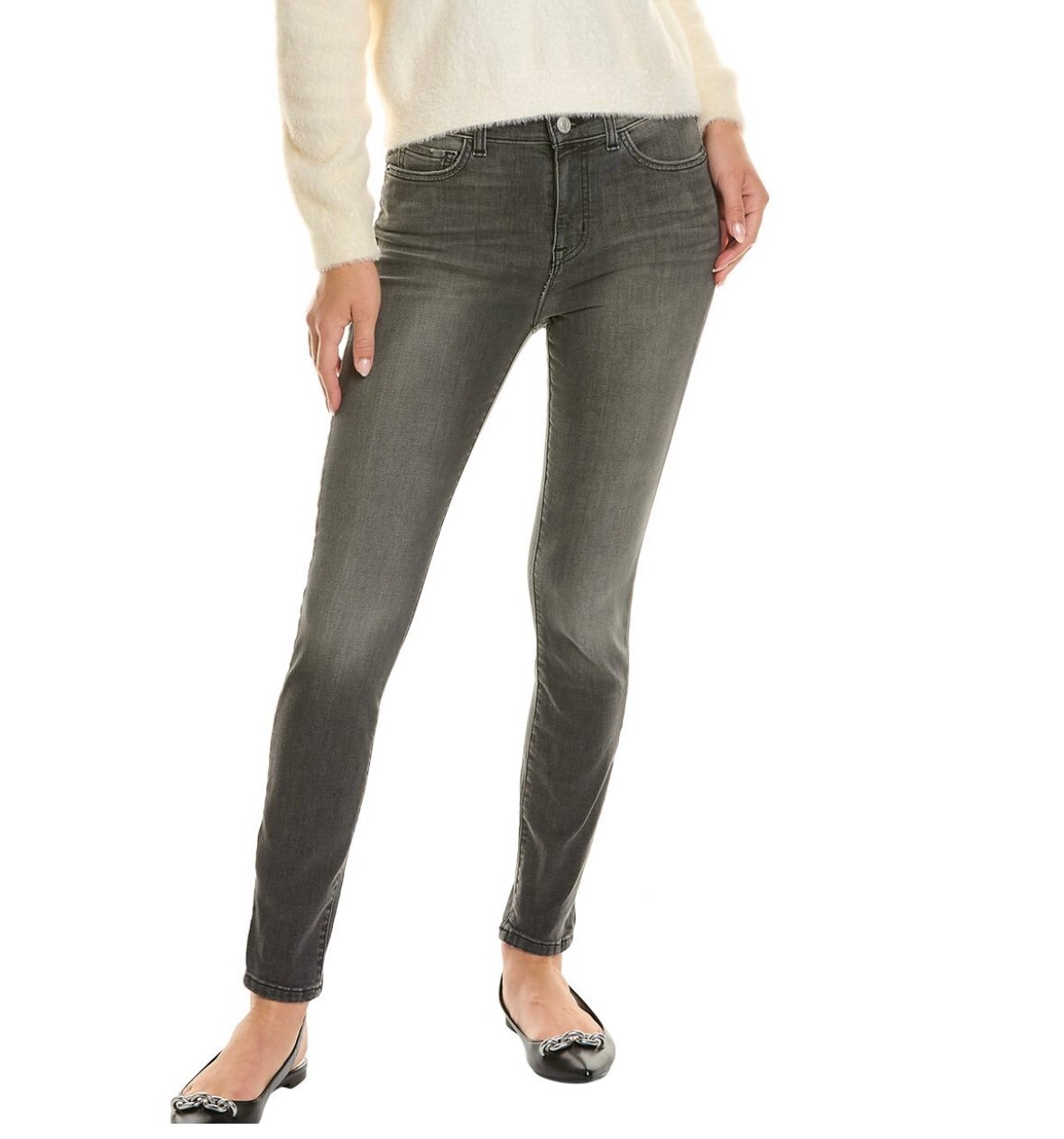 Current/Elliott The Stiletto Women’s Grey Wash Low Rise Skinny Jean Size 26