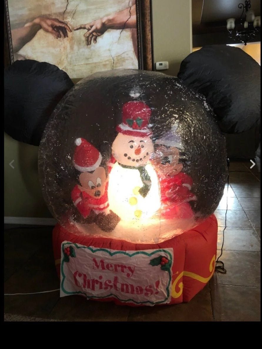 Disney Snow Globe Christmas inflatable