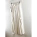 Aritzia Babaton Outgoing Satin Cargo Pants Light Birch Off White Cream 4