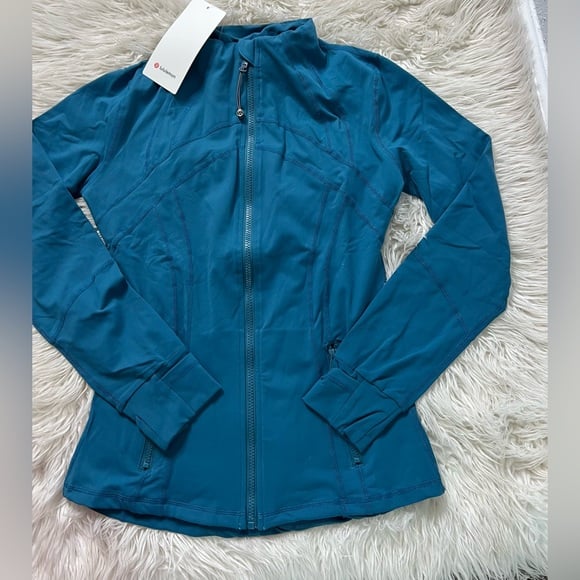 Lululemon Turquoise Color Define Jacket Size 10