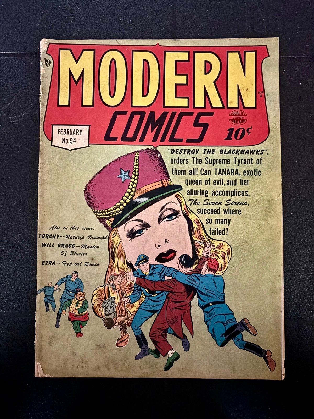 Modern Comics #94 1950 GD 2.0 Blackhawks Torchy Golden Age Comic