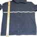 Y2K Armani Exchange Silver Embroidered Eagle On Back Black Zip Up Hoodie Large
