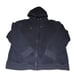 Y2K Armani Exchange Silver Embroidered Eagle On Back Black Zip Up Hoodie Large