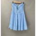 Bardot Hart Corset Mini Dress Womens Large Strapless Romantic Glam Milkmaid