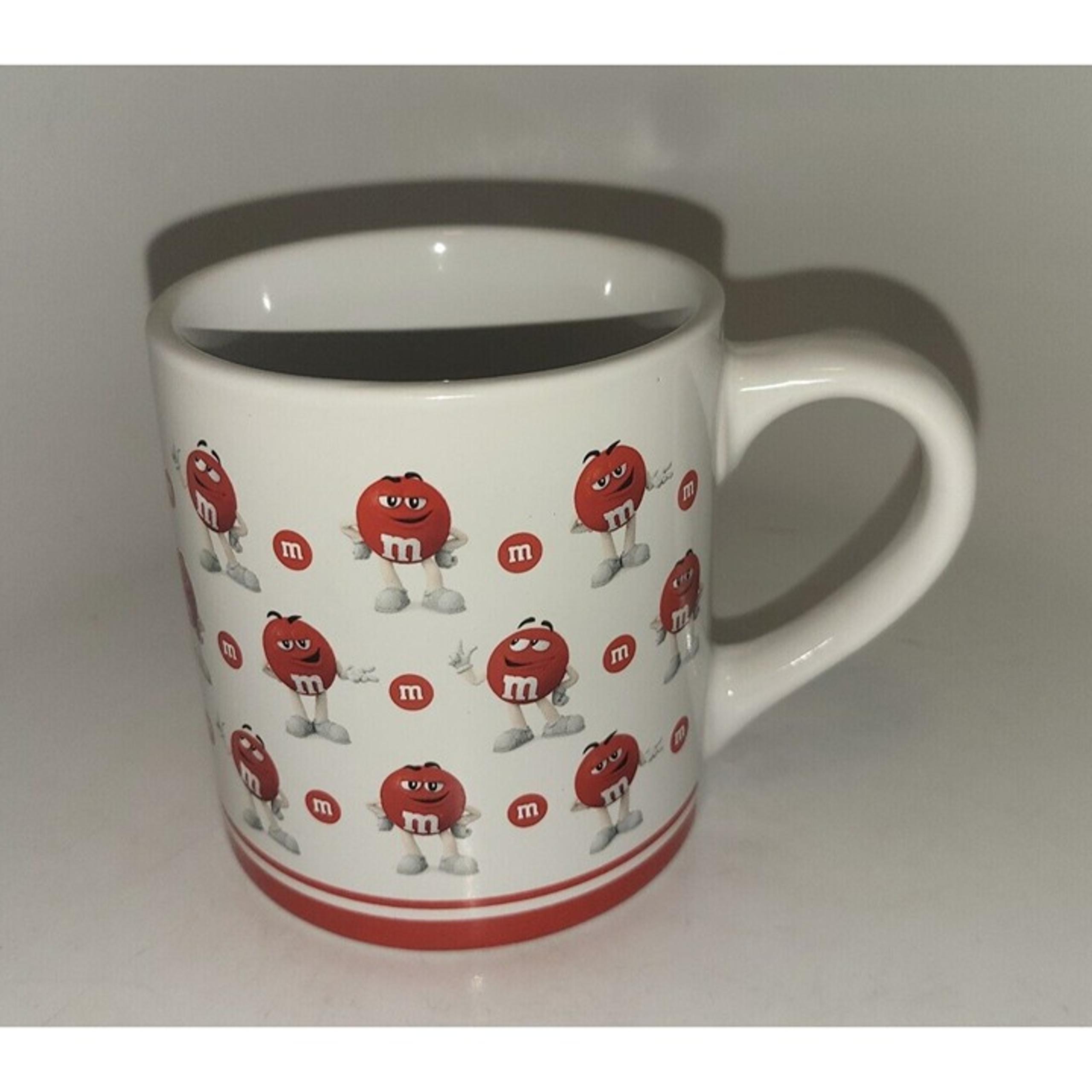 M&M Large Mug Ceramic Red M&M’s Officially Mars 2018 Frankford Candy Coffee Cup