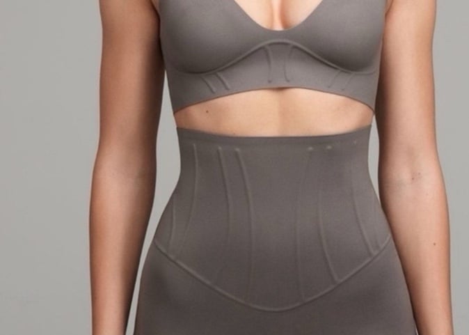 Skims Bonded Corset Group Shorts