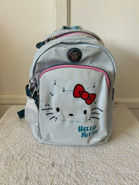 Kipling X Hello Kitty Mini Backpack NWT Blue