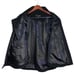 Via Spigia Black Asymmetrical Zip Front Funnel Neck Cape Coat Jacket