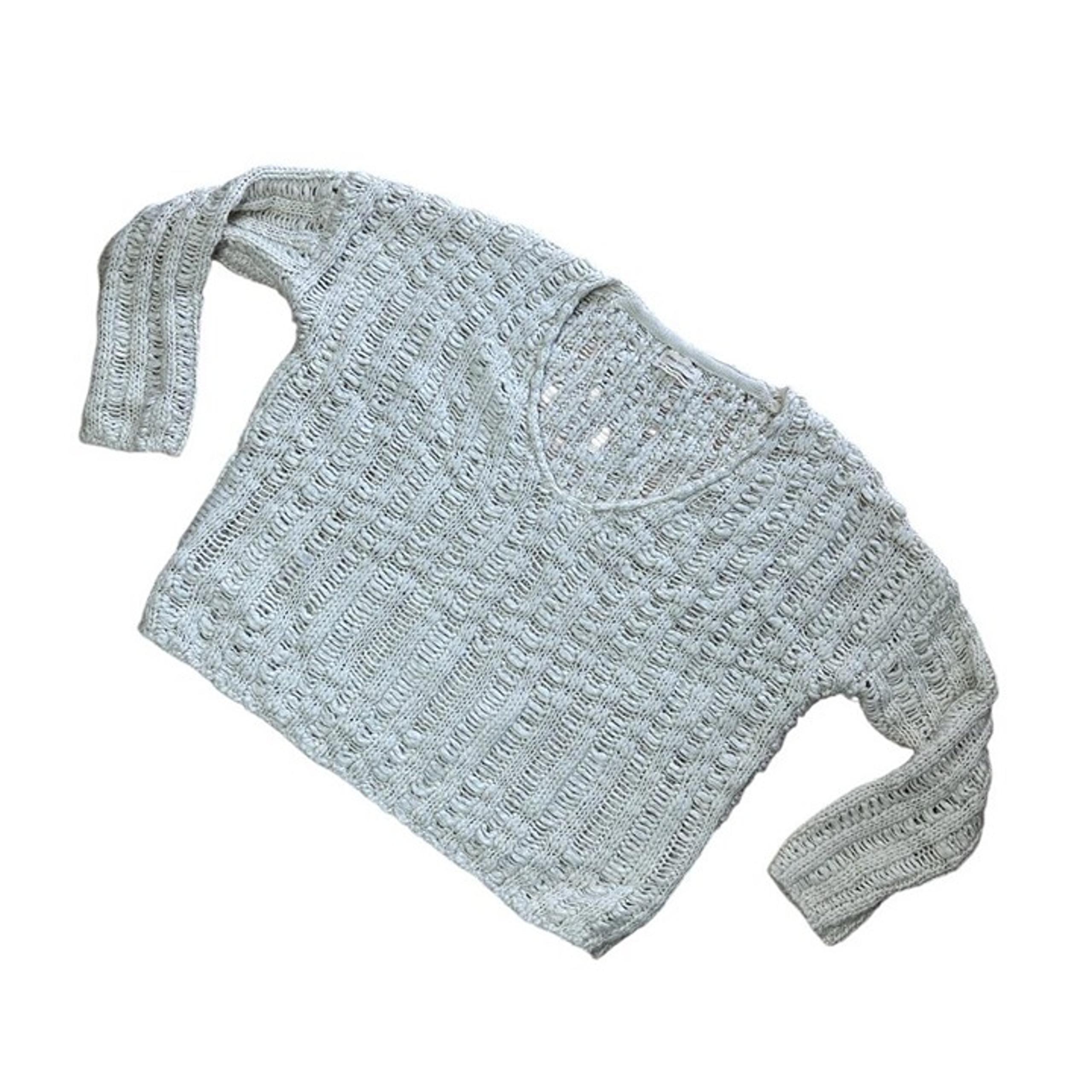 URBAN OUTFITTERS Open Weave V Neck Chunky Sweater Size XS