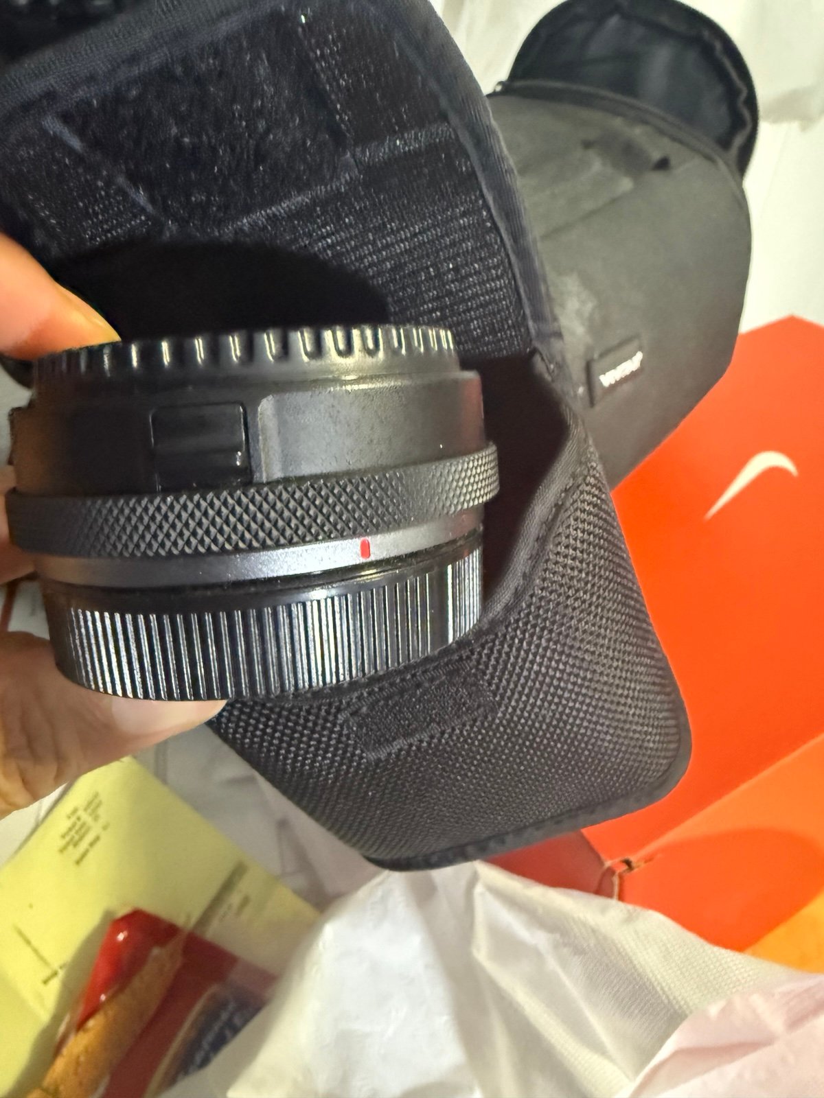 Canon adapter with control ring eosR-ef