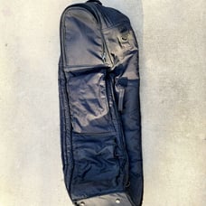 SKB Black Padded Golf Travel Bag W Wheels Strap Handle 4 Zip Pockets
