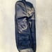 SKB Black Padded Golf Travel Bag W Wheels Strap Handle 4 Zip Pockets