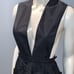 1950S VINTAGE ANGELICA NYLON PINAFORE UNIFORM DRESS SMALL