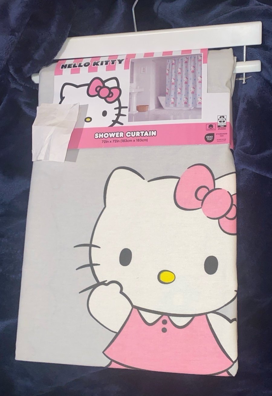 Hello Kitty shower curtain