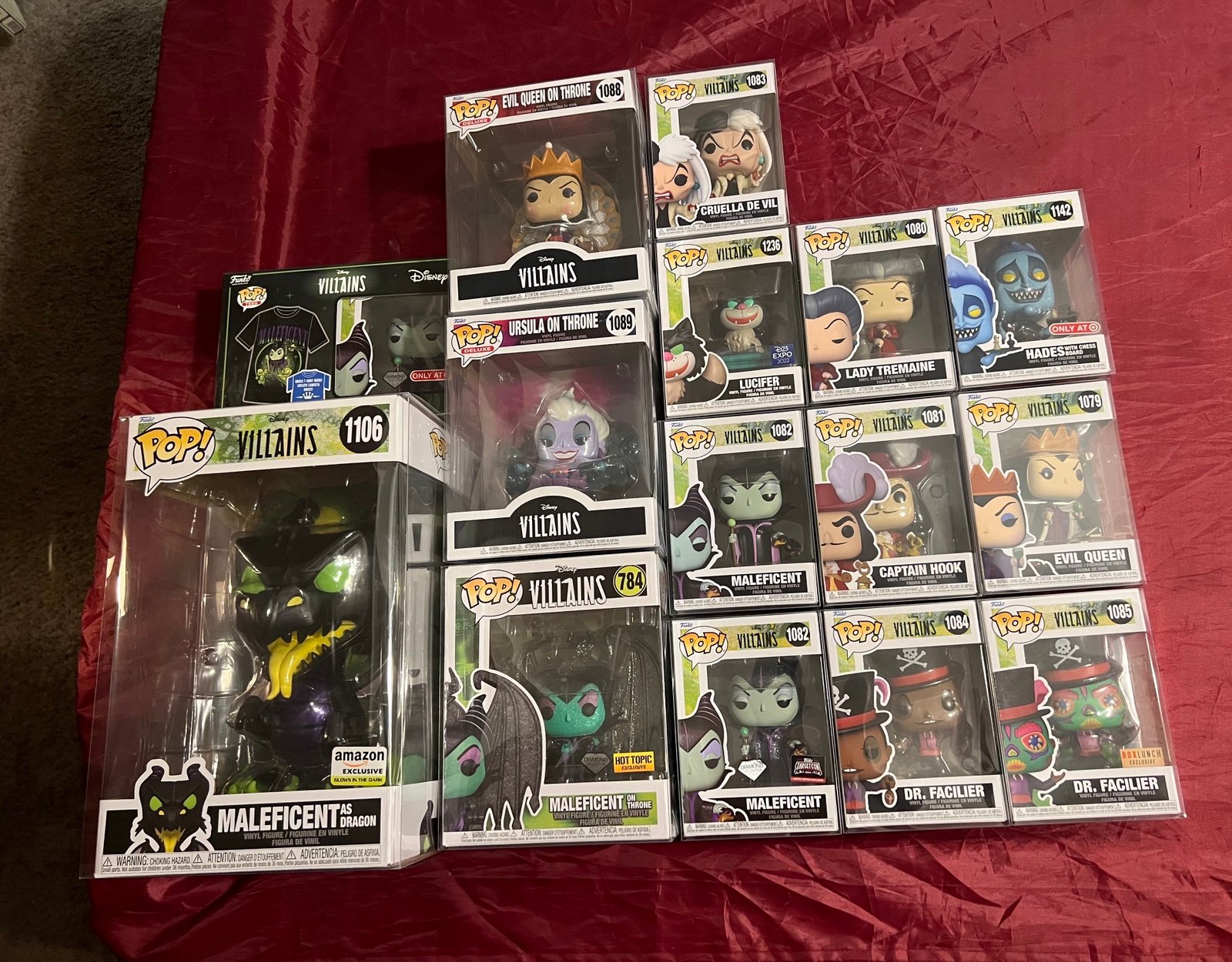 Disney Villains Funko Lot