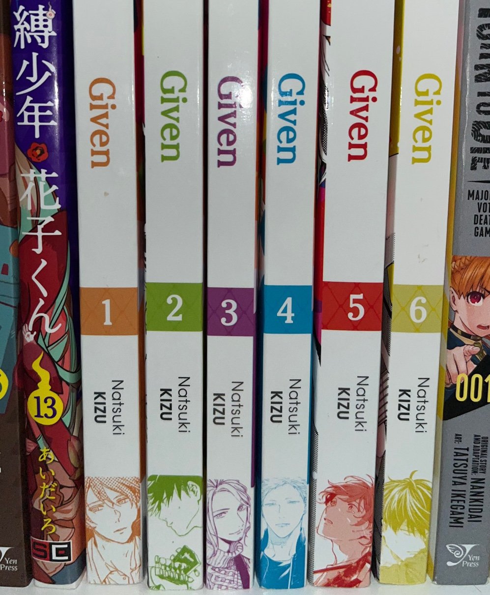 Given Manga 1-6