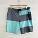 *flaw NWT O’Neill - Aqua gray Informant mid-length board shorts, sz 38
