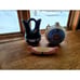 Wedding Vase Canteen Canoe - Cedar Mesa & Jaycee Navajo Native American Pottery