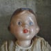 Vintage 1930s Molded Hair Jointed Composition Girl Character Doll 16.5 Tall