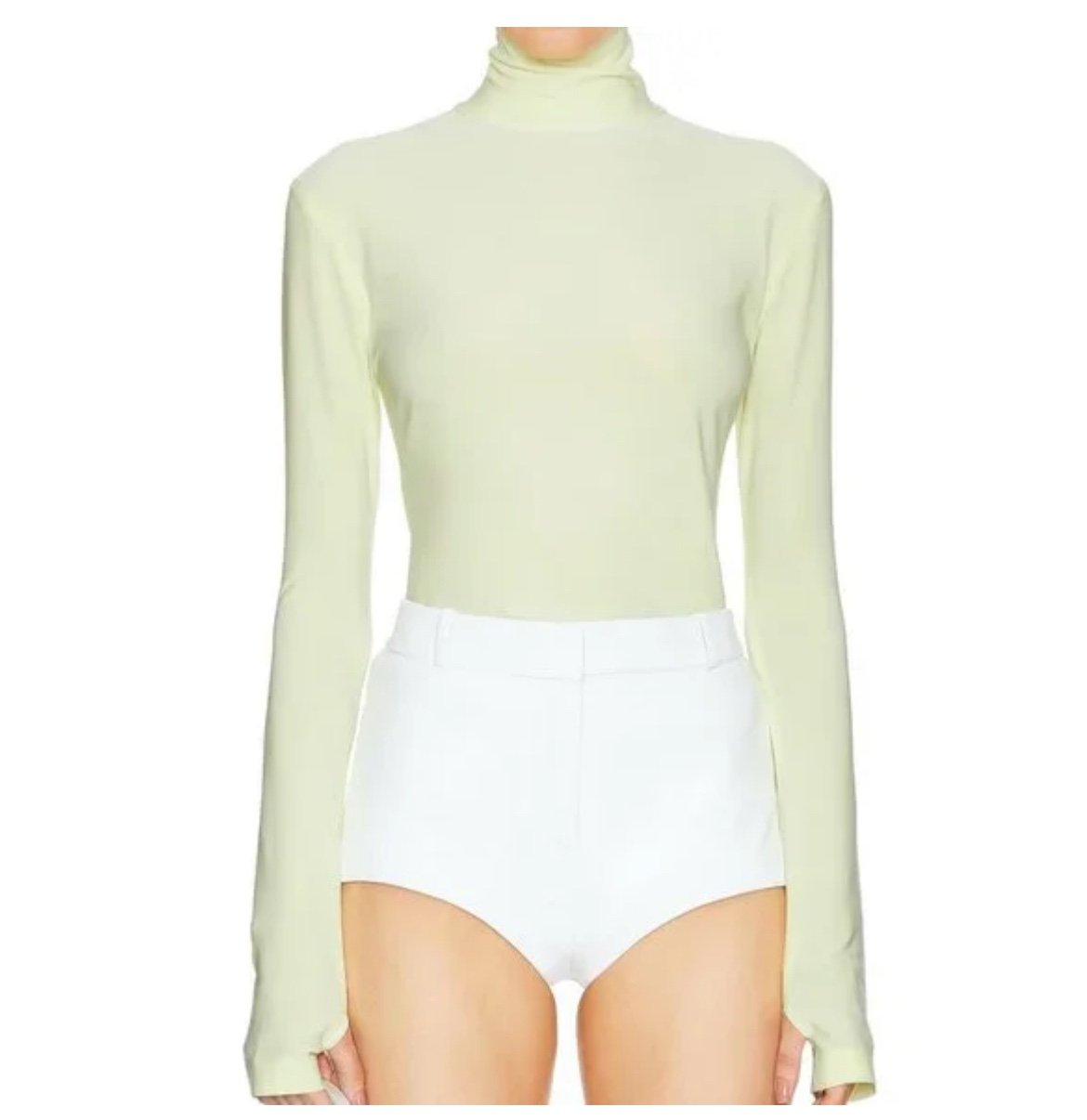 Normal Komali Yellow Turtleneck Long Sleeve Top. Size S.