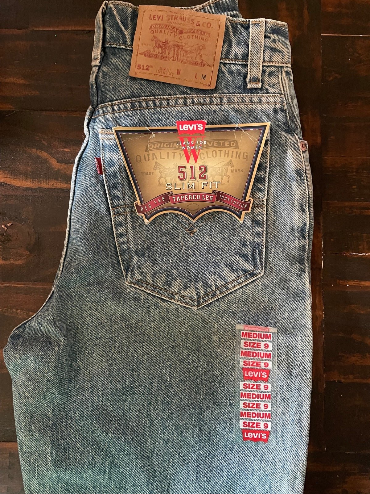 Levi’s 512 slim fit tapered leg. Vintage