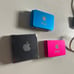 iPod Shuffle x 3 with chargers